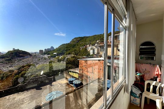 Varanda da suíte 2 de casa à venda com 3 quartos, 154m² em Copacabana, Rio de Janeiro