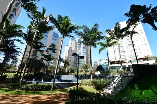 Fachada do bloco de apartamento à venda com 3 quartos, 92m² em Residencial Vista Verde, Campinas