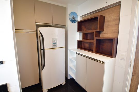 Cozinha de apartamento à venda com 3 quartos, 92m² em Residencial Vista Verde, Campinas