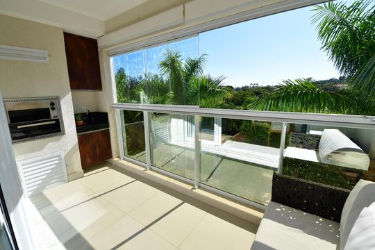 Varanda gourmet de apartamento à venda com 3 quartos, 92m² em Residencial Vista Verde, Campinas