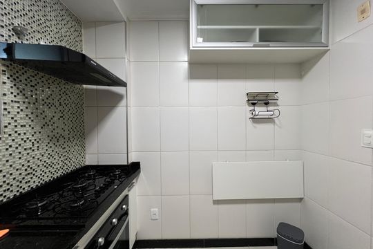 Cozinha de apartamento à venda com 2 quartos, 75m² em Paquetá, Belo Horizonte