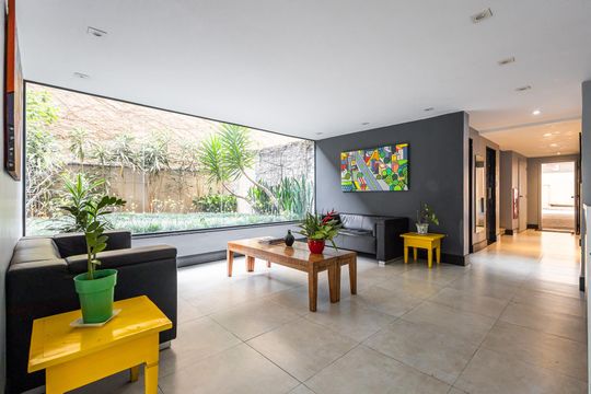 Hall social de apartamento para alugar com 2 quartos, 75m² em Jardim Paulista, São Paulo