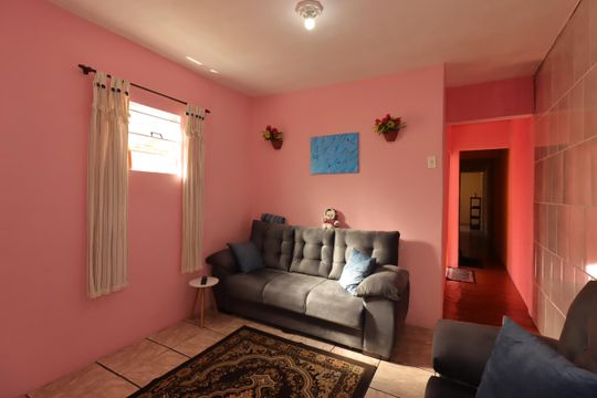 Sala da Casa 1 de casa à venda com 3 quartos, 225m² em Parque Itrapoã, Santo André