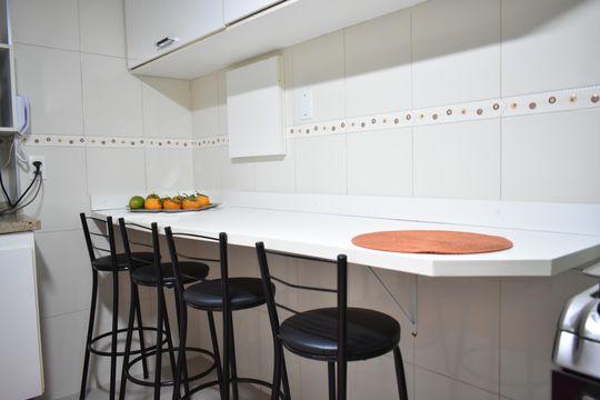 Cozinha de apartamento à venda com 2 quartos, 62m² em Planalto Paulista, São Paulo