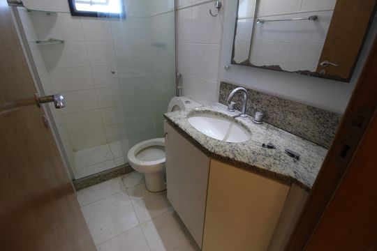 Banheiro Social 1 de apartamento para alugar com 4 quartos, 104m² em Freguesia (jacarepaguá), Rio de Janeiro