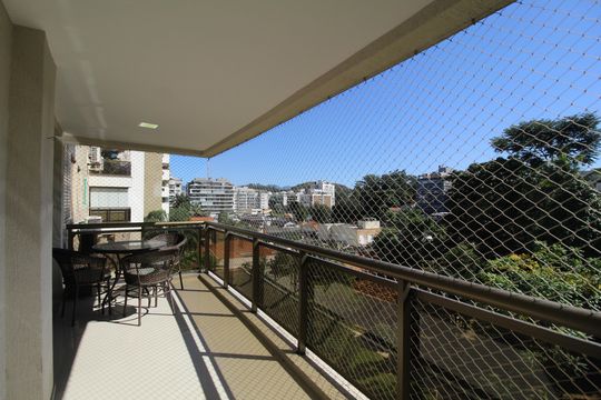 Sala - Varanda de apartamento para alugar com 3 quartos, 105m² em Freguesia (jacarepaguá), Rio de Janeiro