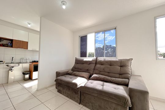 Sala de apartamento à venda com 1 quarto, 45m² em Bandeirantes (pampulha), Belo Horizonte