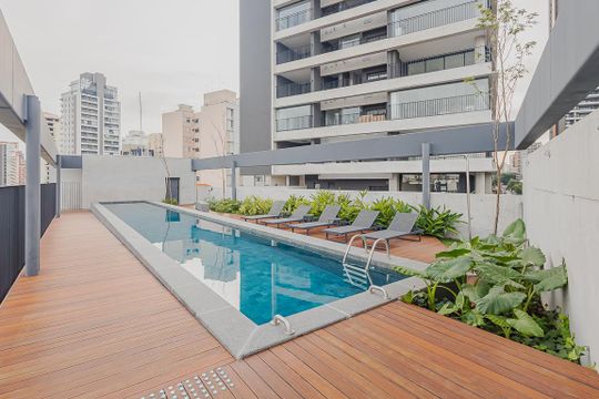 Piscina de apartamento à venda com 2 quartos, 96m² em Pinheiros, São Paulo