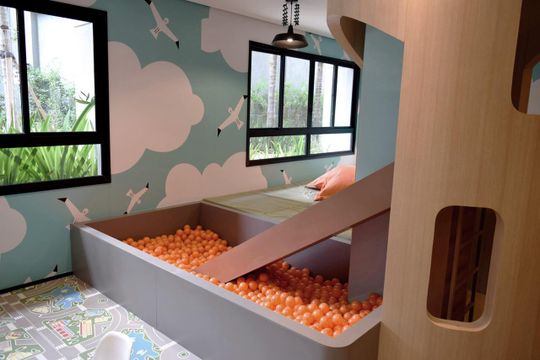 Área comum de kitnet/studio para alugar com 1 quarto, 24m² em Pinheiros, São Paulo