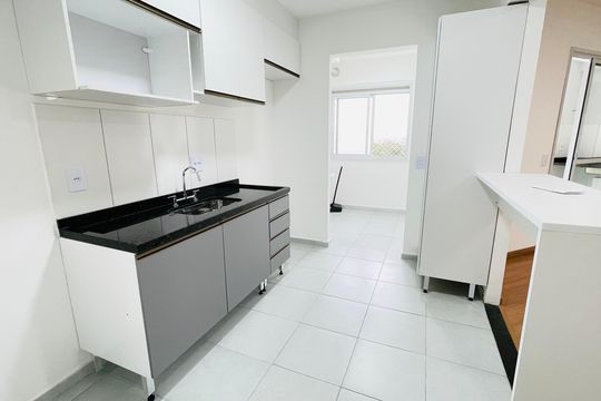 Cozinha de apartamento para alugar com 2 quartos, 82m² em Parque Esplanada do Embu, Embu das Artes