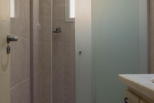 Banheiro da Suíte 1 de apartamento à venda com 3 quartos, 103m² em Jardim Nova Petropolis, São Bernardo do Campo