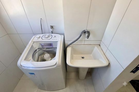 Área de Serviço de apartamento à venda com 2 quartos, 52m² em Jardim Casablanca, São Paulo