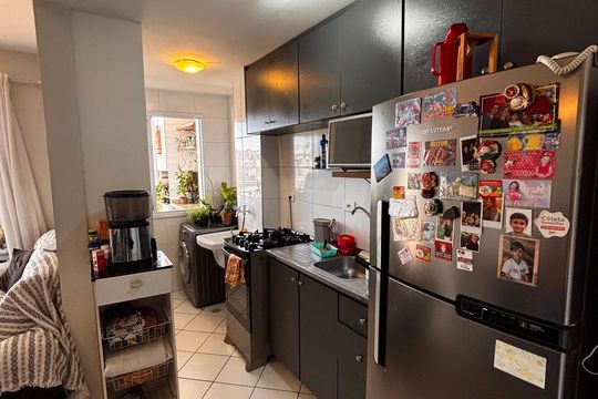Cozinha de apartamento à venda com 2 quartos, 55m² em Conceicao, Osasco