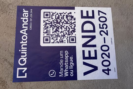 Placa de apartamento à venda com 2 quartos, 55m² em Conceicao, Osasco