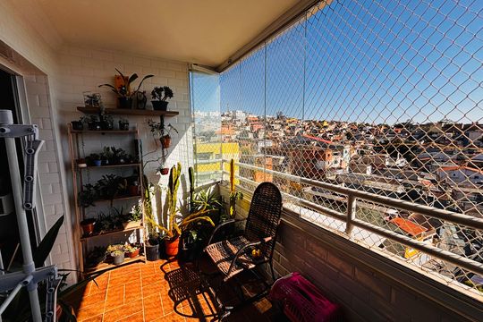 Varanda de apartamento à venda com 2 quartos, 55m² em Conceicao, Osasco