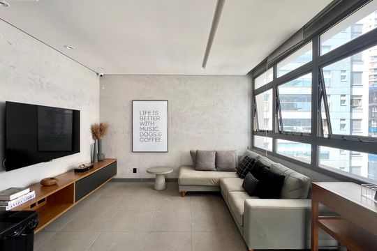 Área comum de kitnet/studio para alugar com 1 quarto, 25m² em Sumarezinho, São Paulo