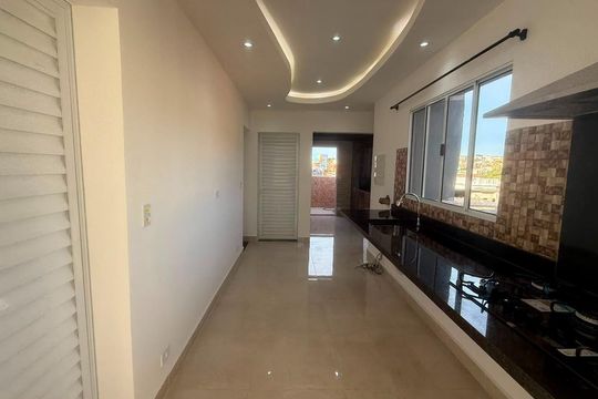 Cozinha de casa para alugar com 2 quartos, 110m² em Vila Fidalgo, São Paulo
