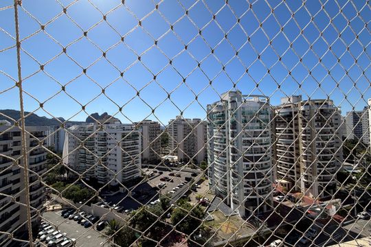 Sala - Varanda  de apartamento à venda com 3 quartos, 83m² em Barra Olímpica, Rio de Janeiro