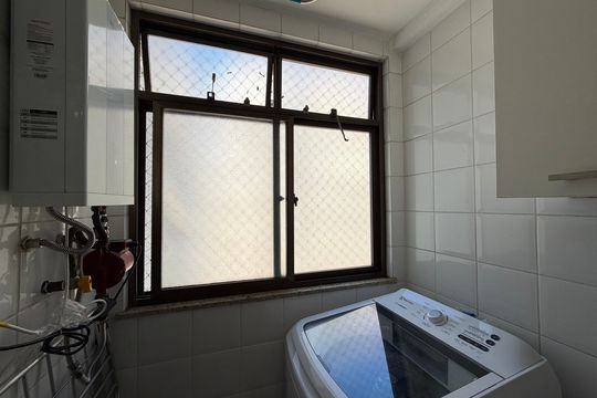 Área de serviço  de apartamento à venda com 3 quartos, 83m² em Barra Olímpica, Rio de Janeiro