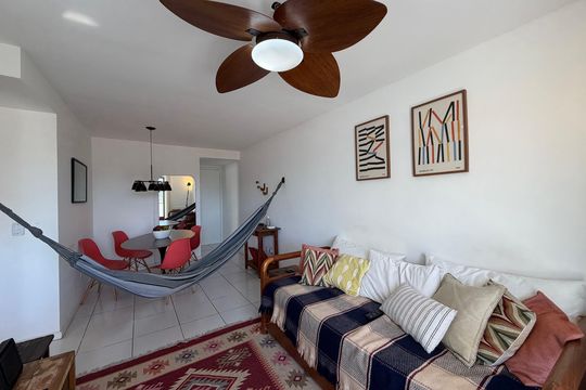 Sala de apartamento à venda com 3 quartos, 83m² em Barra Olímpica, Rio de Janeiro