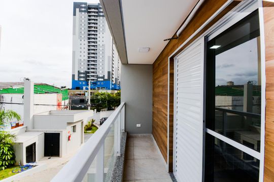 Varanda da Suíte 2 de casa de condomínio à venda com 3 quartos, 132m² em Vila Rosalia, Guarulhos