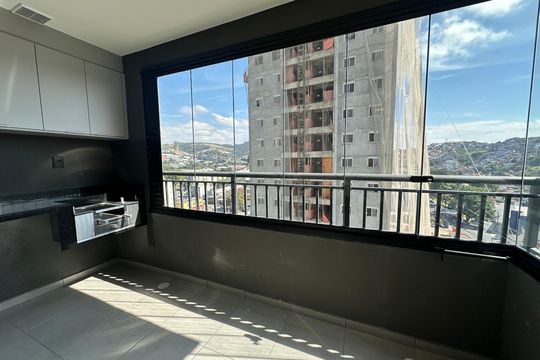 Varanda da Sala de apartamento para alugar com 1 quarto, 48m² em Vila Pindorama, Barueri