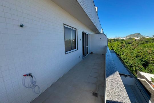 Varanda de apartamento à venda com 3 quartos, 216m² em Recreio dos Bandeirantes, Rio de Janeiro