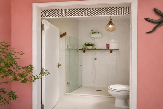 Banheiro 1 de casa para alugar com 4 quartos, 100m² em Pinheiros, São Paulo