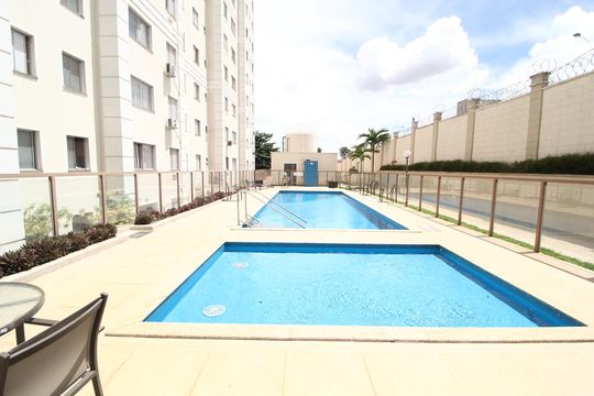 Área comum - Piscina de apartamento para alugar com 2 quartos, 55m² em Presidente Roosevelt, Uberlândia