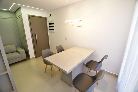 Sala de apartamento para alugar com 1 quarto, 51m² em Centro, Campinas