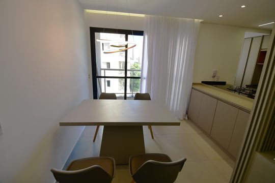Sala de apartamento para alugar com 1 quarto, 51m² em Centro, Campinas