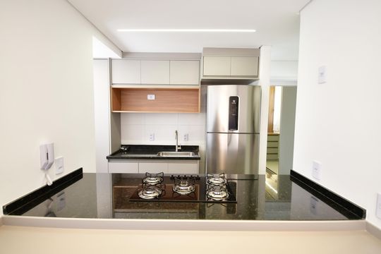 Cozinha de apartamento para alugar com 1 quarto, 51m² em Centro, Campinas