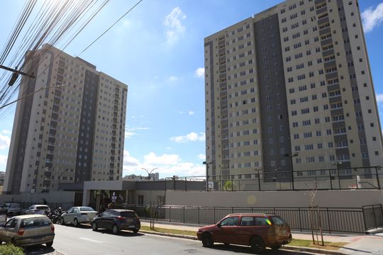 Fachada de apartamento para alugar com 1 quarto, 48m² em Novo Riacho, Contagem