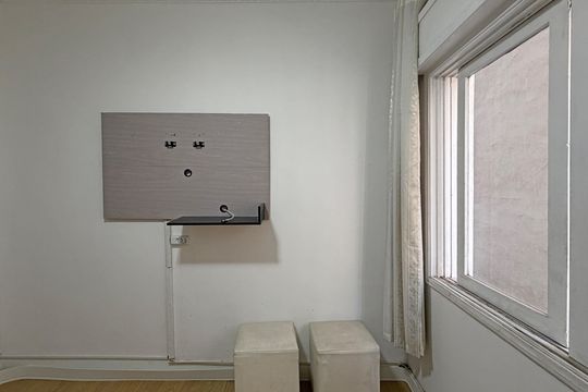 Sala de apartamento para alugar com 1 quarto, 40m² em Embaré, Santos