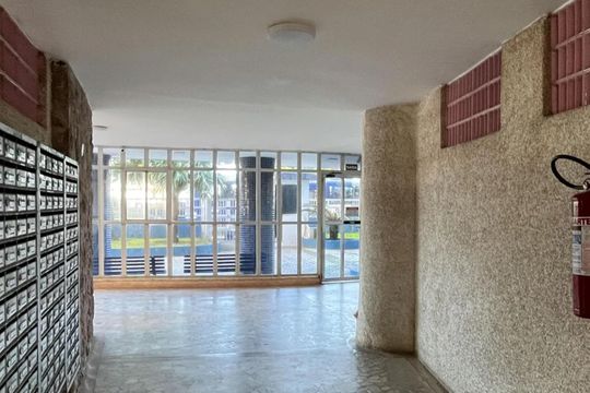 Área comum de apartamento para alugar com 1 quarto, 40m² em Embaré, Santos