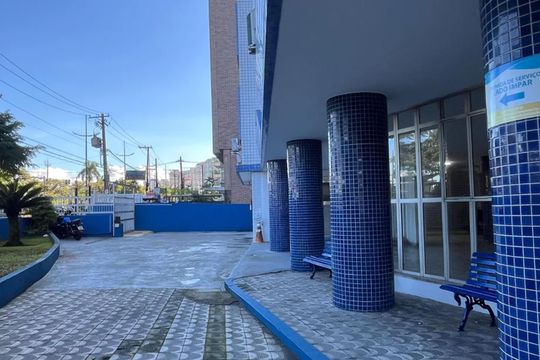 Área comum de apartamento para alugar com 1 quarto, 40m² em Embaré, Santos