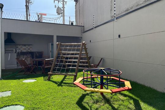 Área comum - Playground de kitnet/studio para alugar com 1 quarto, 19m² em Água Branca, São Paulo