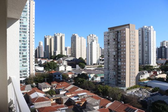 Varanda de kitnet/studio para alugar com 1 quarto, 19m² em Água Branca, São Paulo