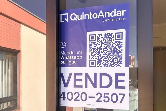 Placa de apartamento à venda com 2 quartos, 79m² em Baeta Neves, São Bernardo do Campo