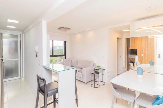 Sala de apartamento para alugar com 2 quartos, 58m² em Jardim do Salso, Porto Alegre