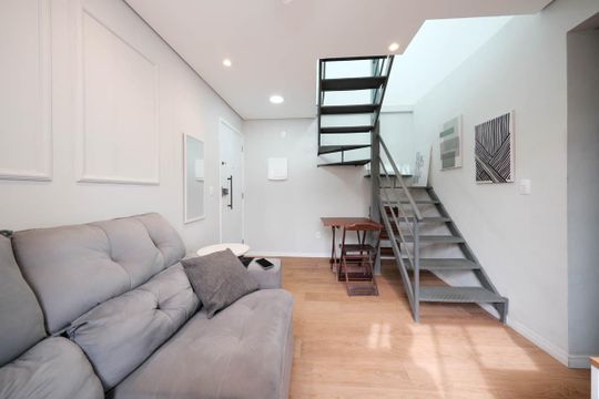 Sala de casa de condomínio à venda com 2 quartos, 88m² em Cangaiba, São Paulo