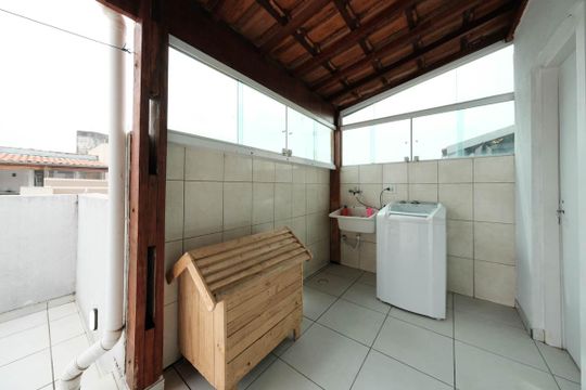 Área de Serviço de casa de condomínio à venda com 2 quartos, 88m² em Cangaiba, São Paulo