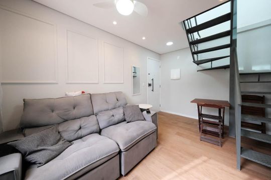 Sala de casa de condomínio à venda com 2 quartos, 88m² em Cangaiba, São Paulo