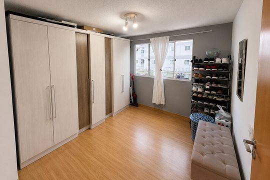 Quarto 1 de apartamento para alugar com 2 quartos, 49m² em Cecília, Viamão