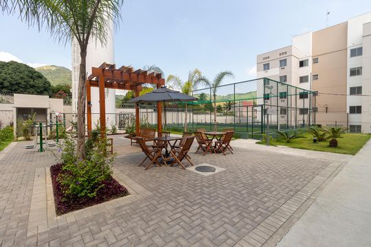 Área comum de apartamento para alugar com 2 quartos, 45m² em Guaratiba, Rio de Janeiro