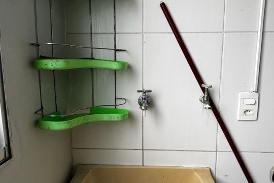 Área de Serviço de apartamento para alugar com 2 quartos, 44m² em Parque Sao Vicente, Santo André