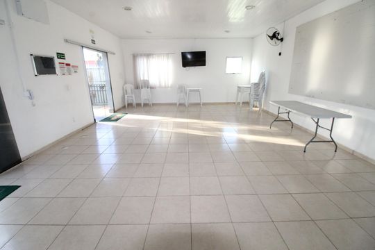 Área comum - Salão de festas de apartamento para alugar com 1 quarto, 45m² em Cidade Morumbi, São José dos Campos