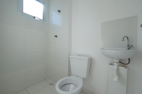 Banheiro de kitnet/studio para alugar com 1 quarto, 25m² em Vila Mariana, São Paulo