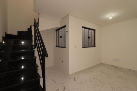 Sala de apartamento à venda com 2 quartos, 88m² em Vila Homero Thon, Santo André