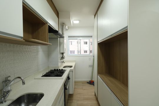 Cozinha e Área de Serviço de apartamento para alugar com 2 quartos, 45m² em Piraporinha, Diadema